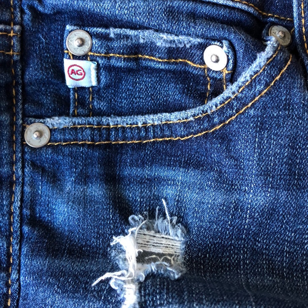 Adriando Goldschmied Distressed Skinny Ankle Jeans - Picture 12 of 14